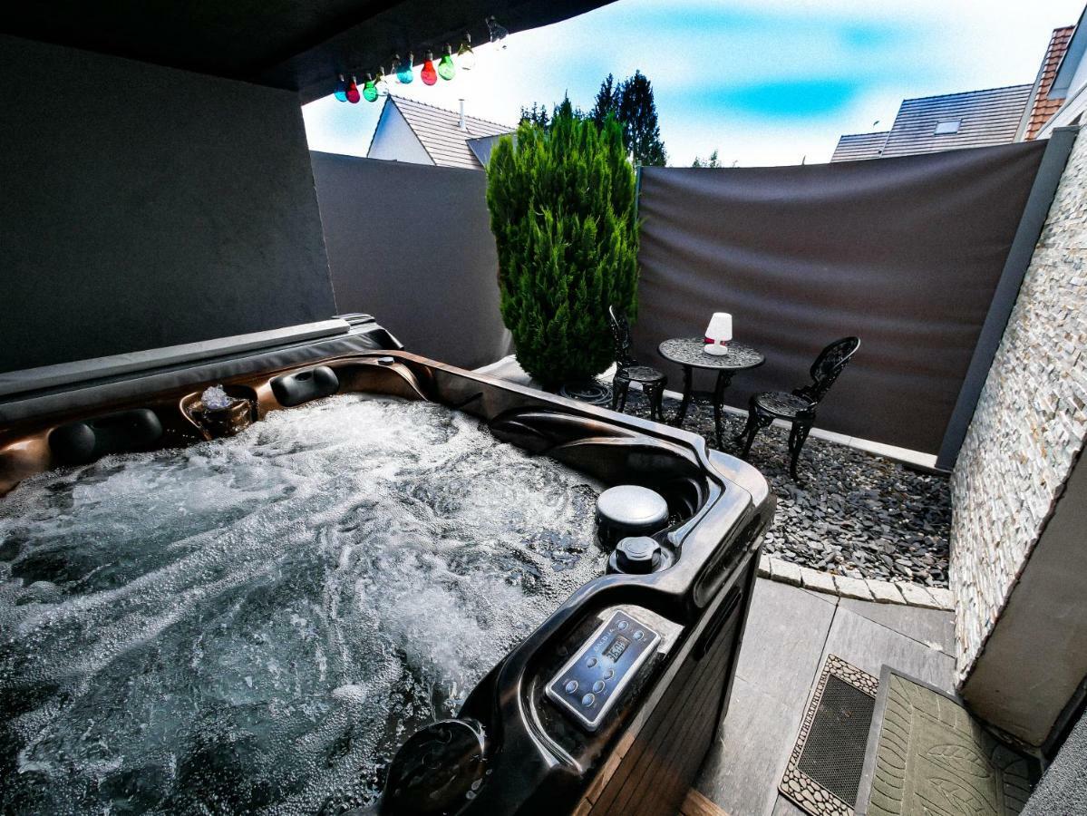 Gites Spa Strasbourg - Studio Romantique, Jacuzzi, Sauna, Terrasse Privee Furdenheim Екстериор снимка